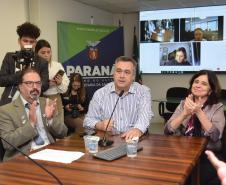 Na Sesa, ministra da Saúde destaca parceria com o Estado para o SUS no Paraná