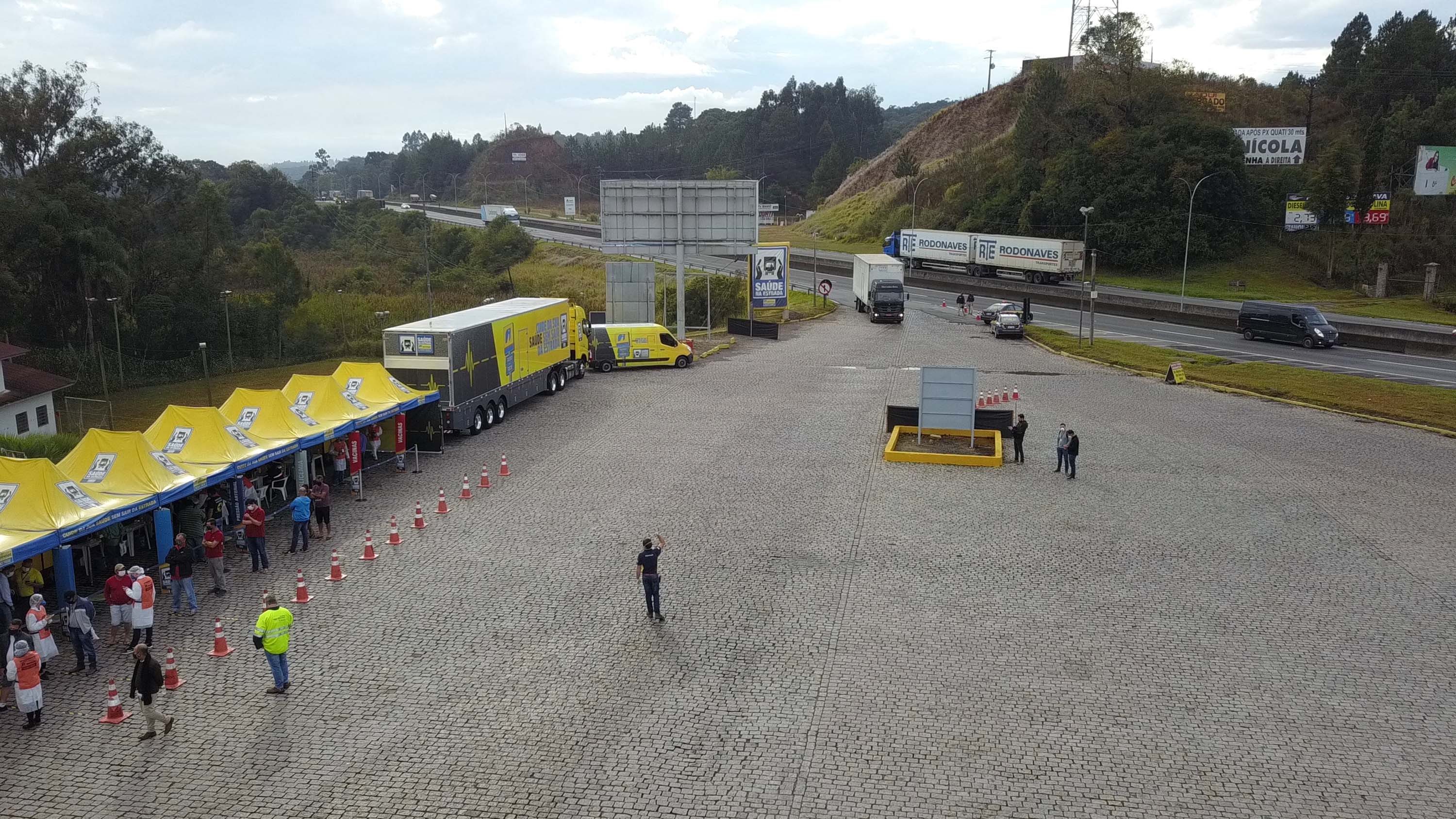Paraná faz “blitz da saúde” para cuidar dos caminhoneiros