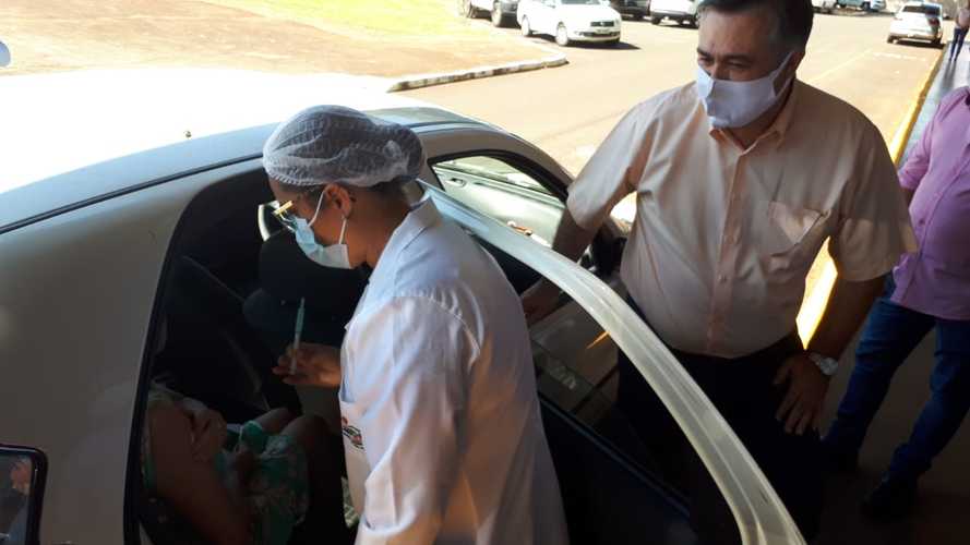 Vacinação contra a Covid-19 em Cambé.