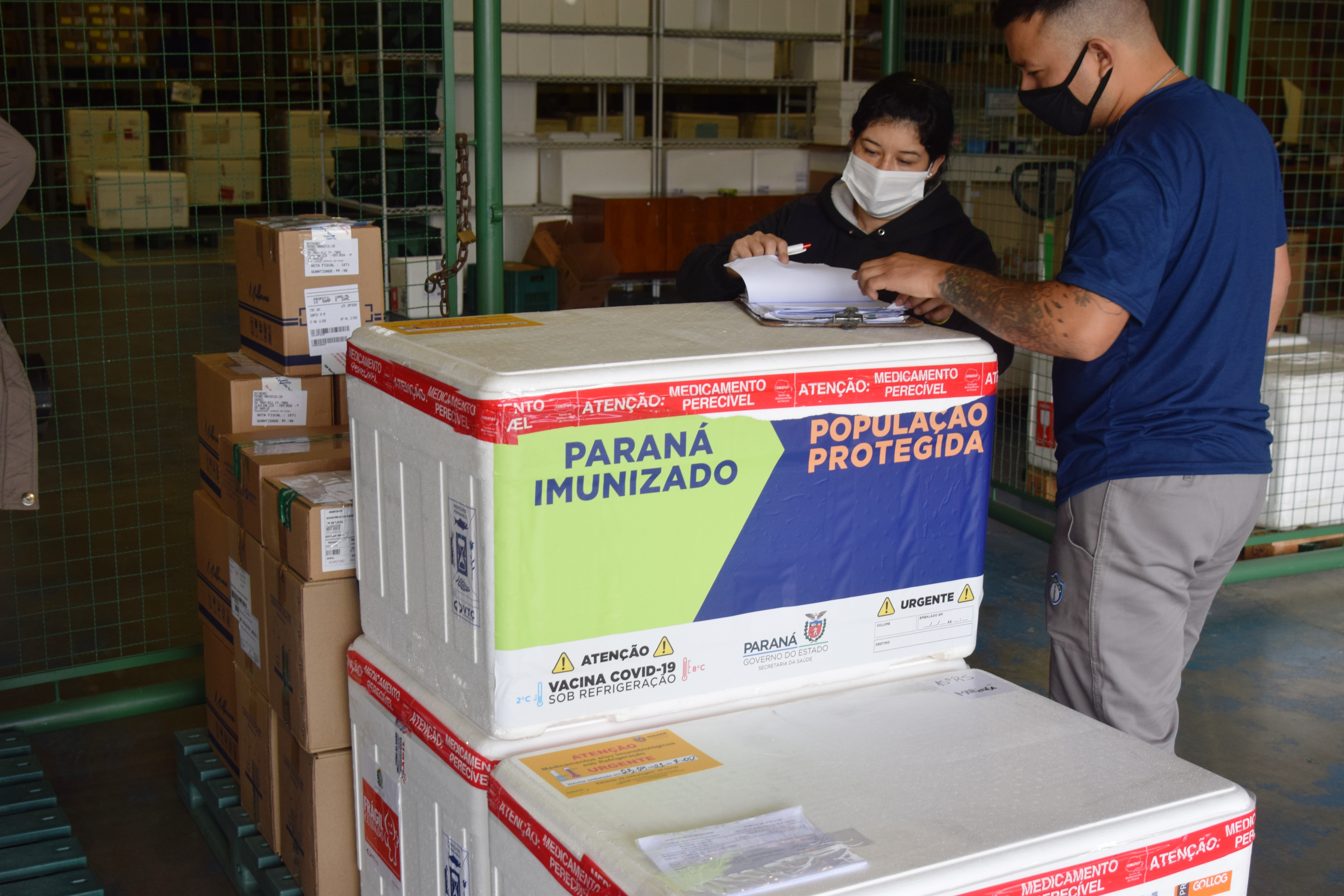 Estado distribui mais 205 mil vacinas contra a Covid-19; veja divisão por regional