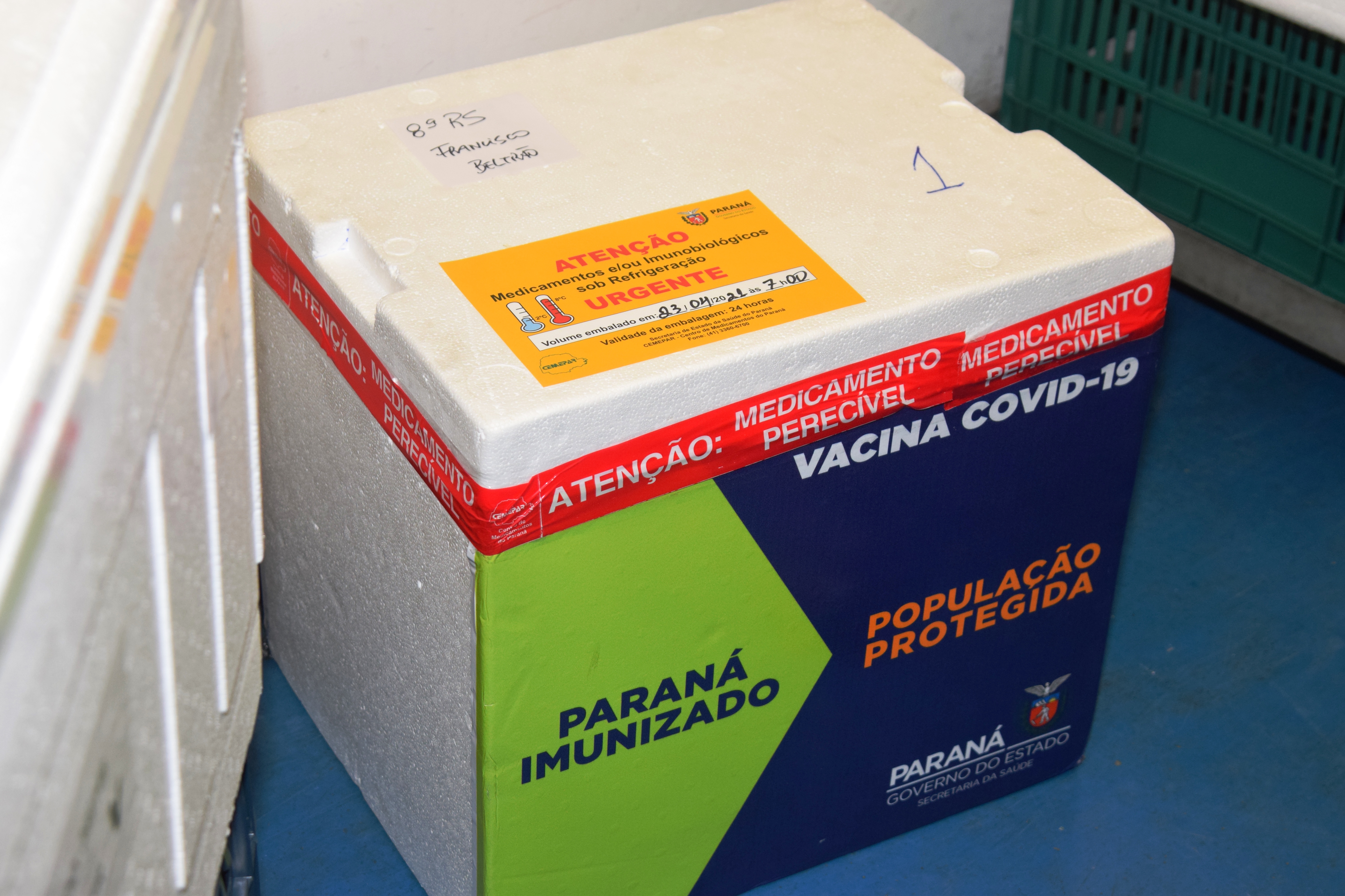 Estado distribui mais 205 mil vacinas contra a Covid-19; veja divisão por regional