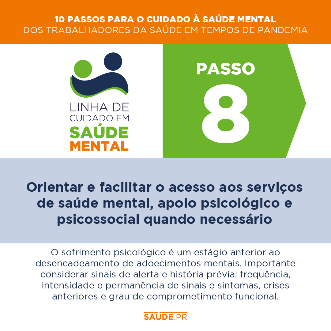 10 passos saúde mental
