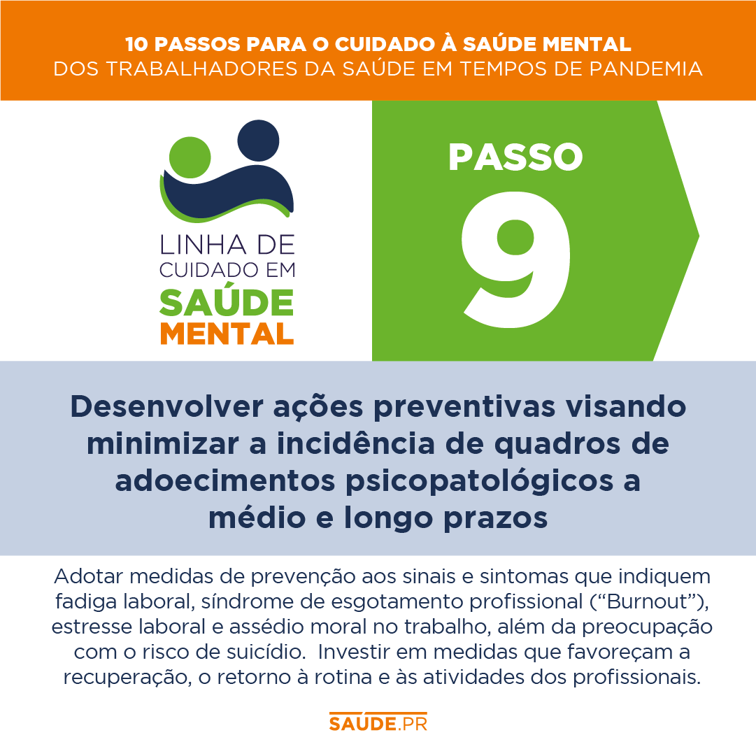 10 passos saúde mental