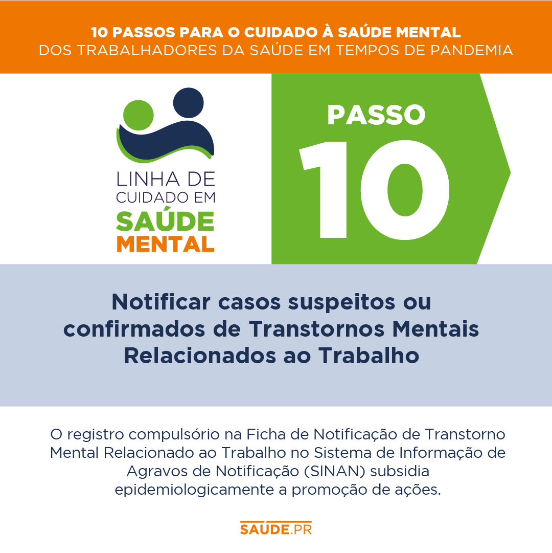 10 passos saúde mental