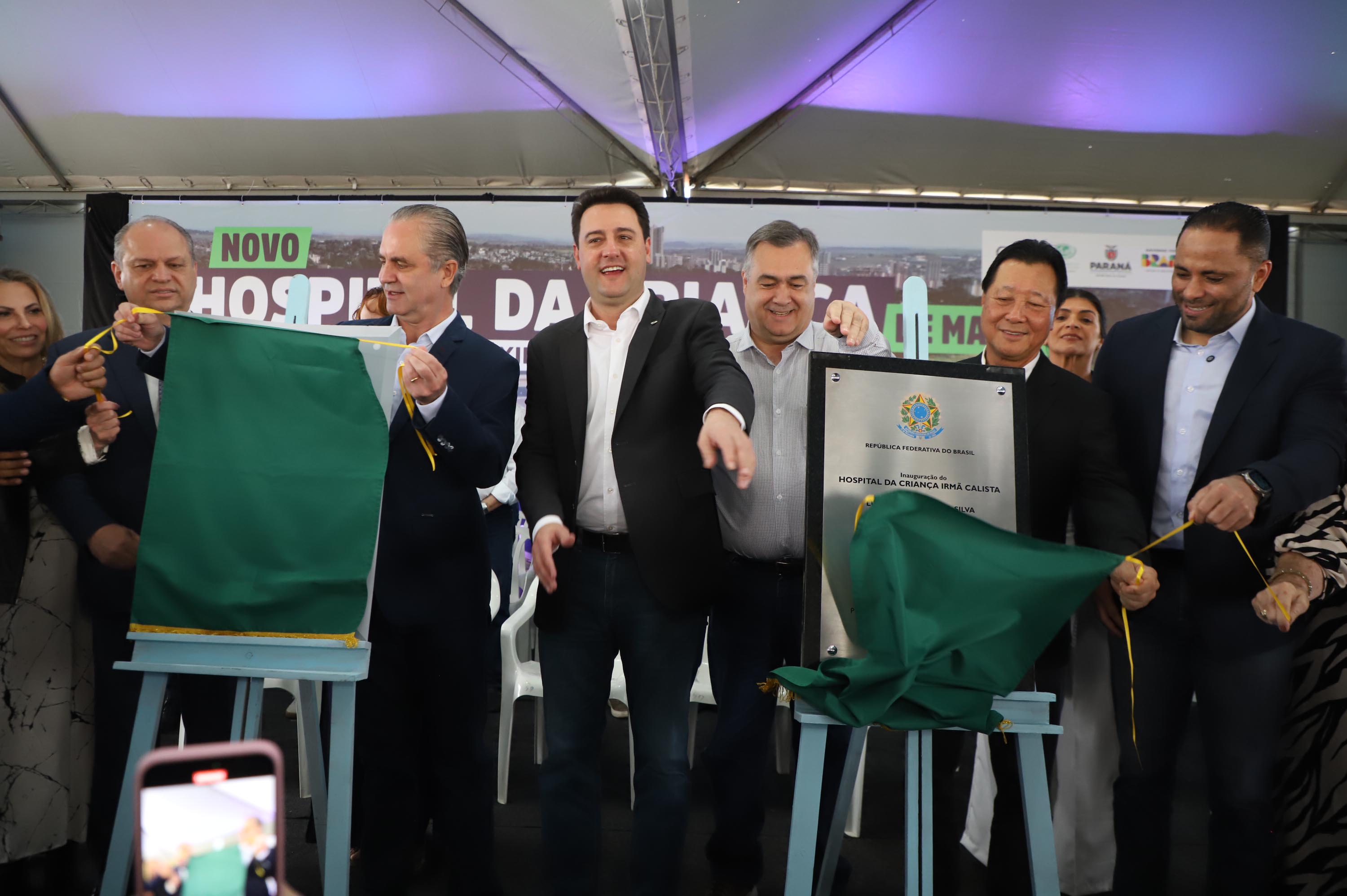 Megaestrutura: governador inaugura Hospital da Criança de Maringá