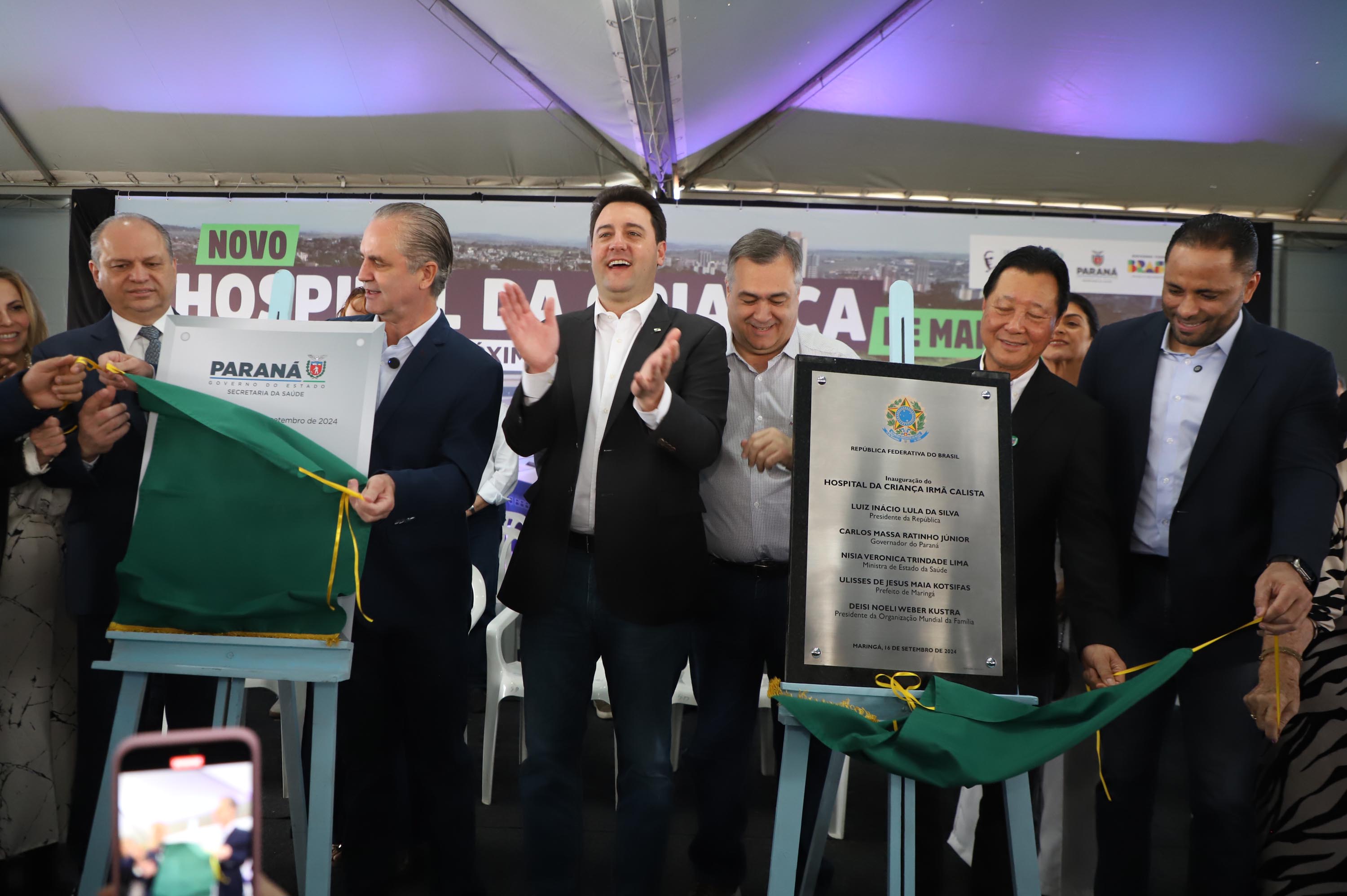 Megaestrutura: governador inaugura Hospital da Criança de Maringá
