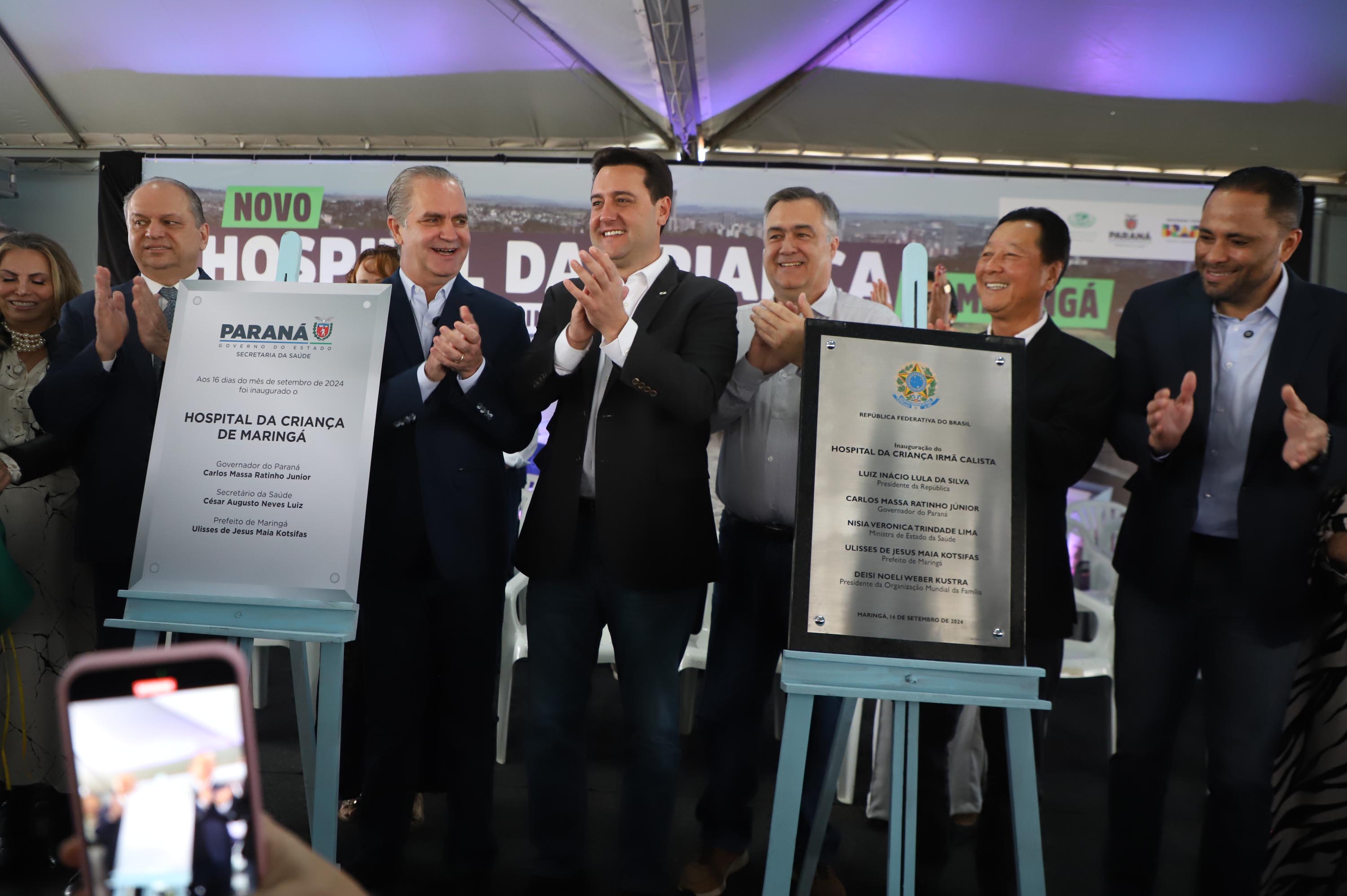 Megaestrutura: governador inaugura Hospital da Criança de Maringá