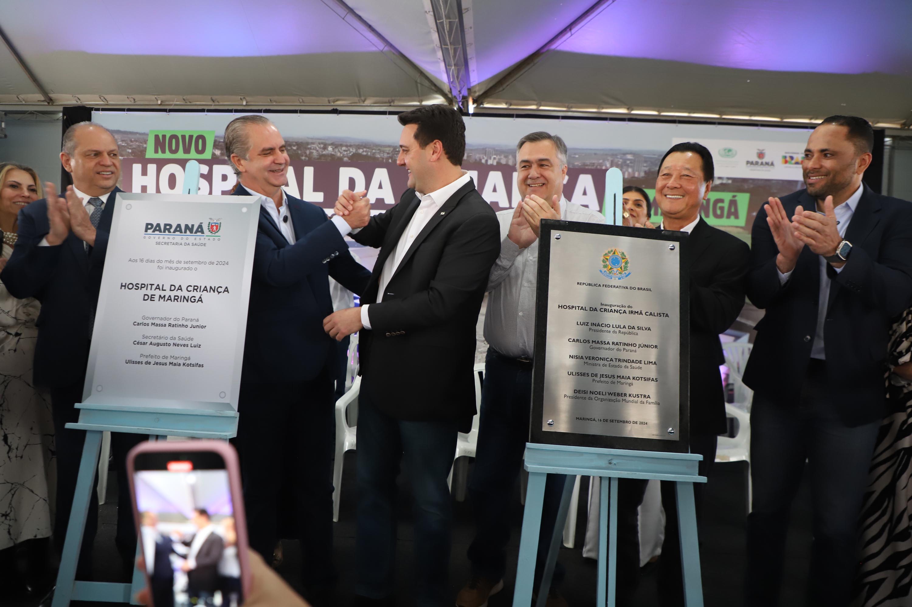 Megaestrutura: governador inaugura Hospital da Criança de Maringá