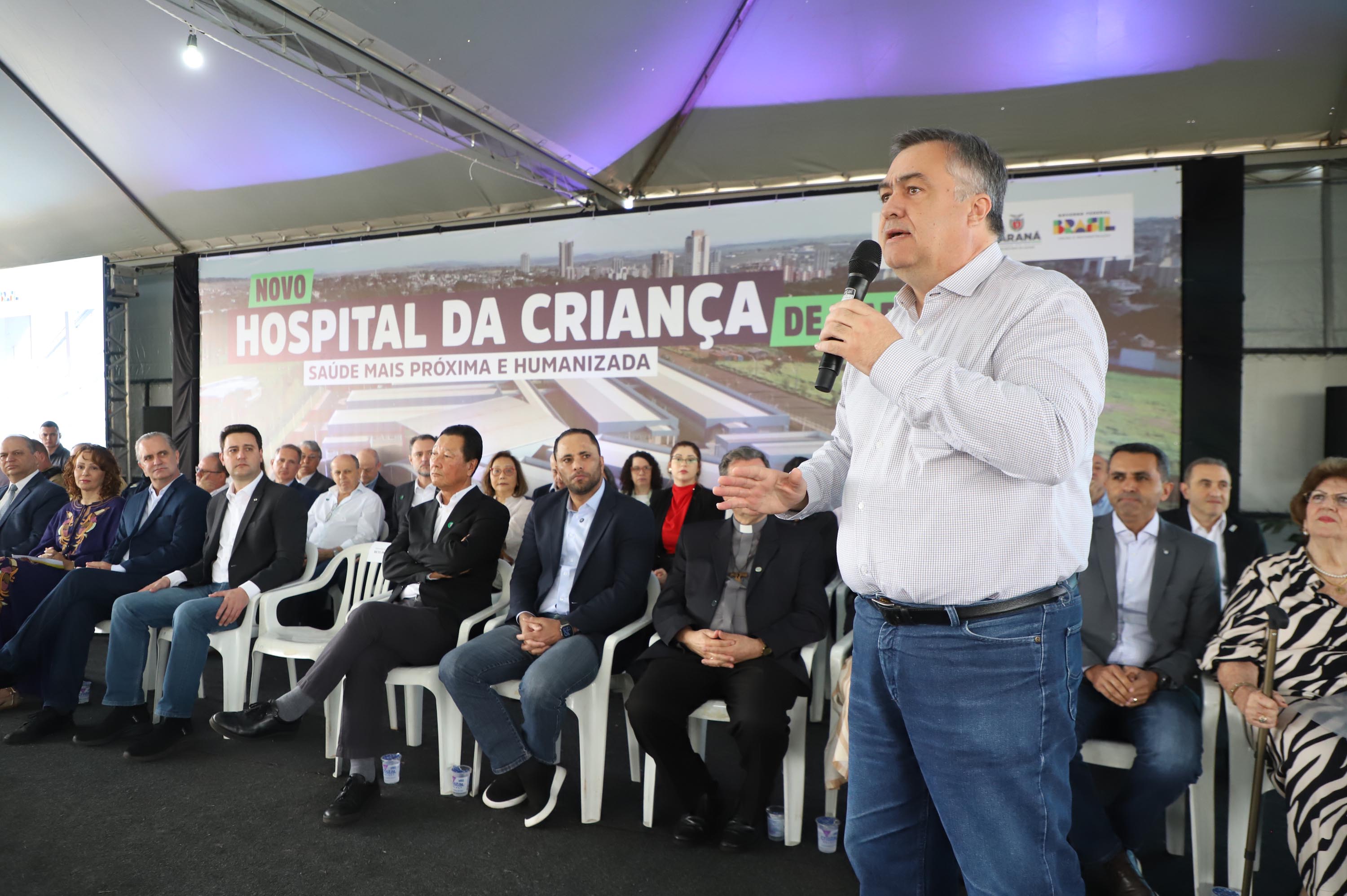 Megaestrutura: governador inaugura Hospital da Criança de Maringá