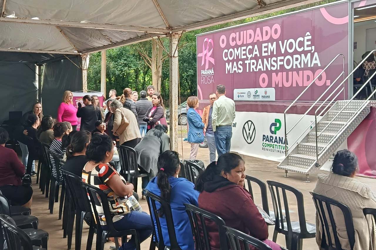 Nova Laranjeiras: Carreta Saúde da Mulher leva atendimento à maior terra indígena do Paraná