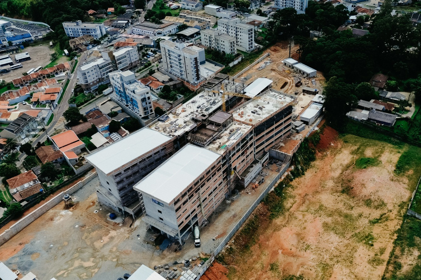 Obras do novo hospital de São José dos Pinhais chegam a 32,2% de execução