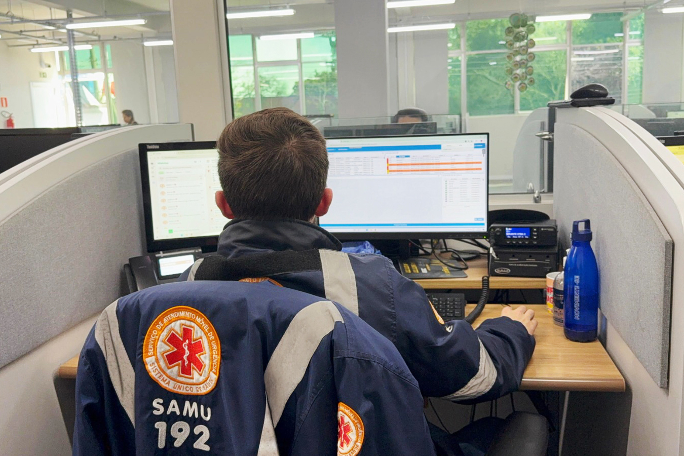 Integração do SAMU do Litoral à Central de Curitiba eleva atendimentos em 35,6%