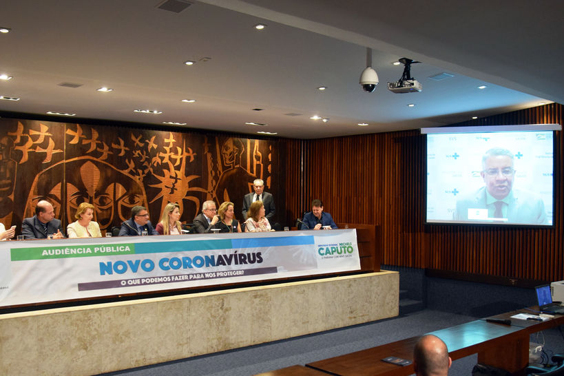 Sesa participa de audiência pública sobre coronavírus