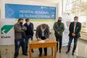 Secretário vistoria finalização da obra do Hospital Regional de Telêmaco Borba