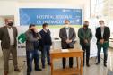 Secretário vistoria finalização da obra do Hospital Regional de Telêmaco Borba