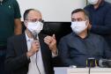 O secretário de Estado da Saúde Beto Preto entrega 57 novos leitos no Hospital Universitário (HU) de Londrina, sendo destinados exclusivamente aos pacientes confirmados e suspeitos da Covid-19, sendo 32 de UTI (adulto e pediátrica) e 25 de enfermaria. 20/07/2020