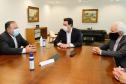 Governador Carlos Massa Ratinho Junior, recebe o ministro interino Eduardo Pazuello.
