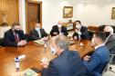 Governador Carlos Massa Ratinho Junior, recebe o ministro interino Eduardo Pazuello.