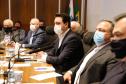 Governador Carlos Massa Ratinho Junior, recebe o ministro interino Eduardo Pazuello.