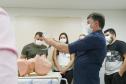 Técnicos da Sesa treinam trabalhadores da ala Covid do Hospital Universitário dos Campos Gerais 