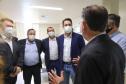 O governador Carlos Massa Ratinho Junior visita nesta quarta-feira (14) o Hospital Regional São Sebastião, na Lapa. A Secretaria de Estado da Saúde disponibiliza seis leitos de UTI no hospital. A unidade já conta com 40 leitos de enfermaria na estratégia de combate à Covid-19.