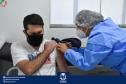 Vacinação contra a Covid-19 bate recorde no final de semana; mais de 122,3 mil doses foram aplicadas