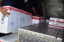  Paraná distribui nesta segunda-feira 223.268 doses de vacinas contra a Covid-19