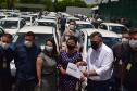 Saúde entrega 108 veículos para a Região Metropolitana