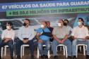 Governo entrega 67 veículos para Saúde de Guarapuava e Região