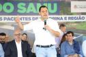 Governador Carlos Massa Ratinho Junior inaugura a nova sede do SAMU, em Londrina.