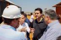 Em Jacarezinho, governador vistoria obra de ambulatório que vai atender 22 municípios