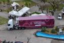Carreta Saúde da Mulher zera fila para exames de mamografia em Cerro Azul
