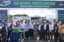 Governador entrega 150 ambulâncias com UTIs para todas as regiões do Paraná