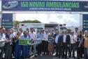 Governador entrega 150 ambulâncias com UTIs para todas as regiões do Paraná