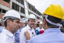 Ratinho Junior vistoria obras do novo Hospital Geral de Colombo, na Grande Curitiba