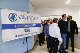 Governador visita nova unidade da Santa Casa de Paranavaí, viabilizada com recursos do Estado