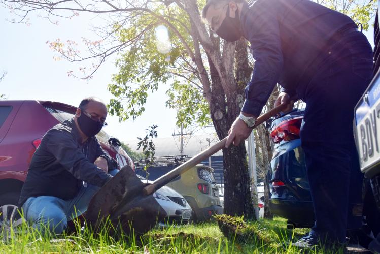 Secretário participa da campanha “Floresce Paraná” em alusão ao Dia do Voluntariado