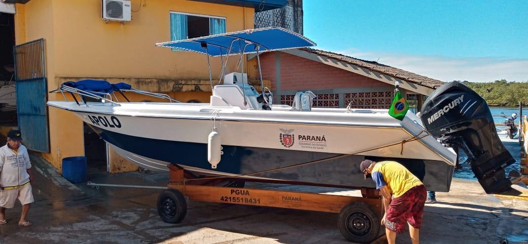 Litoral recebe lancha para atendimento de saúde