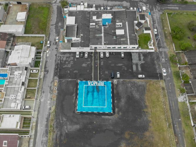 O Governo do Estado está investindo R$ 546 mil em três obras no município. Uma delas, inclusive, já foi colocada em funcionamento. O heliponto para o transporte de pacientes, construído atrás da Unidade de Pronto Atendimento (UPA), ajuda em casos de emergência desde o fim do ano passado. Custou R$ 190 mil, construído com recursos da Secretaria da Saúde. Foto: Gilson Abreu/AEN