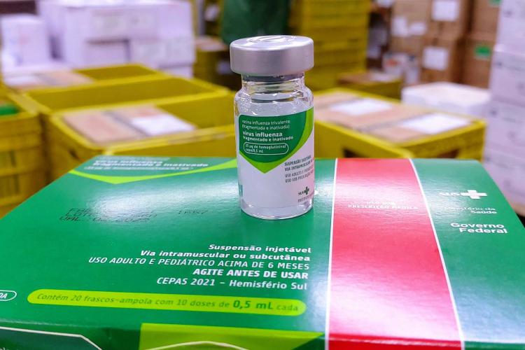 423,1 mil vacinas contra a Influenza foram enviadas para Regionais de Saúde
