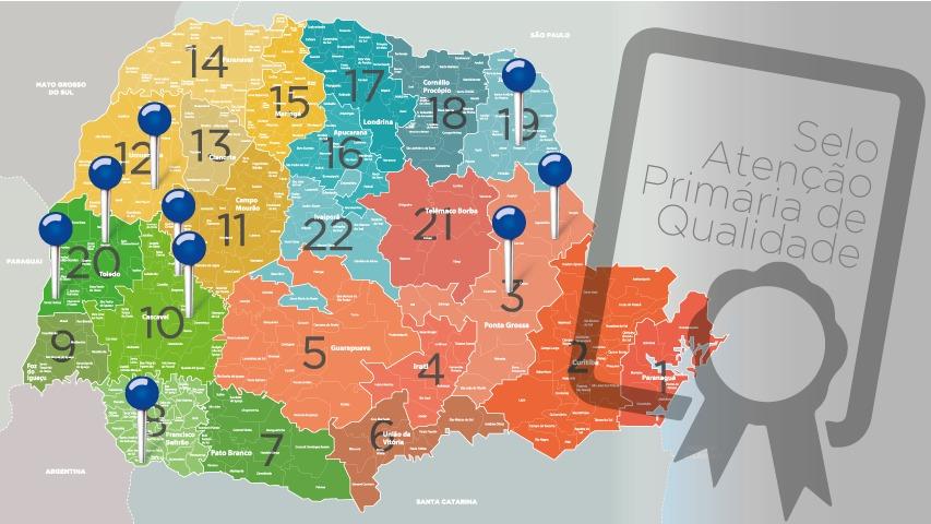 Nove Municípios paranaenses recebem o Selo Atenção Primária de Qualidade do Ministério da Saúde