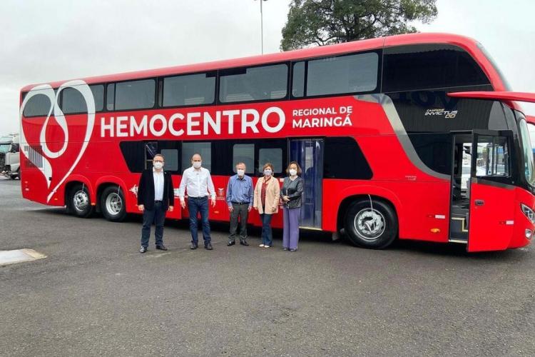 O veículo conta com mobiliário personalizado e sistema de combate a microorganismos no ar e nas superfícies - Maringá, 19/07/2021