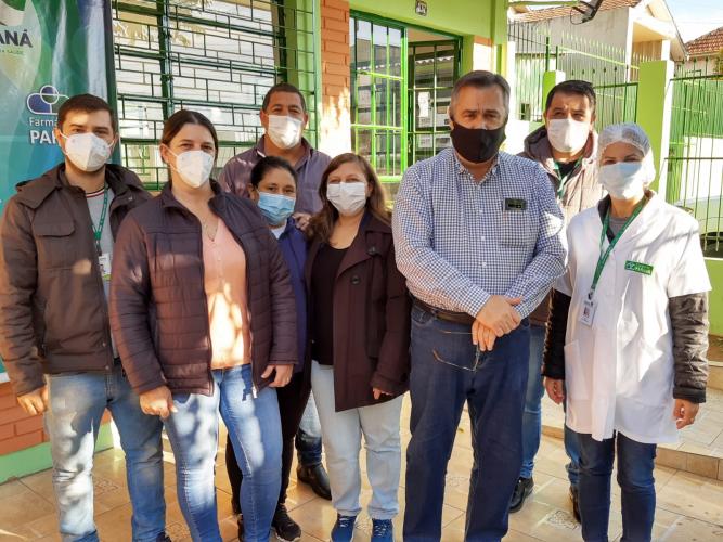 Secretário visita nova sede da Regional de Saúde de Telêmaco Borba