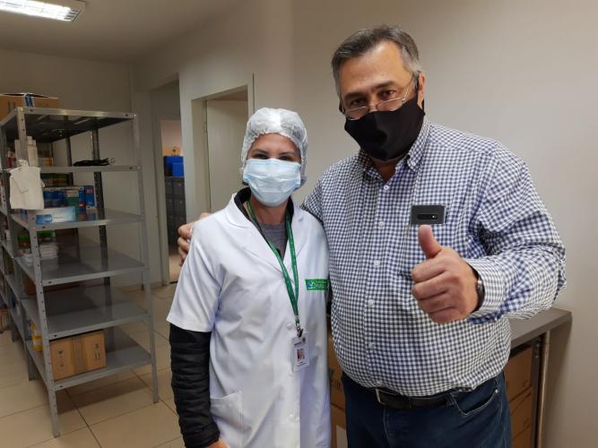 Secretário visita nova sede da Regional de Saúde de Telêmaco Borba