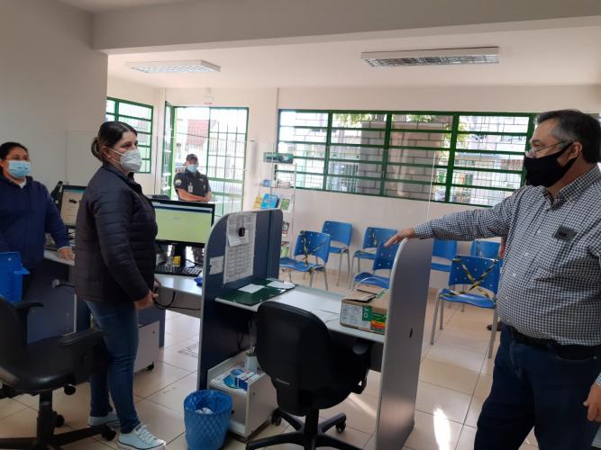 Secretário visita nova sede da Regional de Saúde de Telêmaco Borba