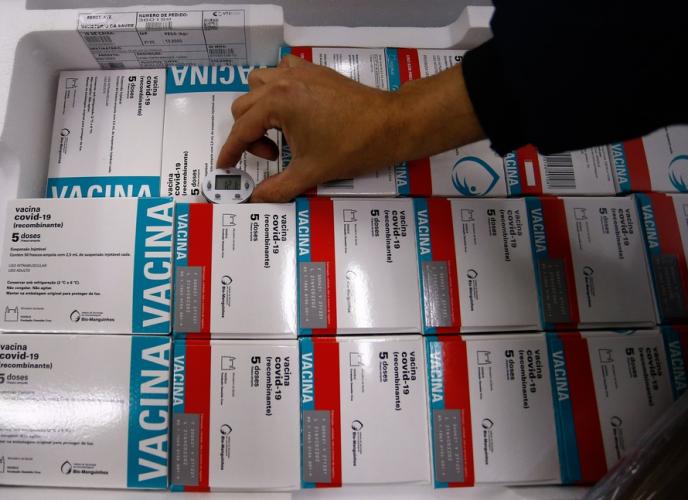 Ministério da Saúde confirma novo lote com 108.810 vacinas contra a Covid-19 para o Paraná