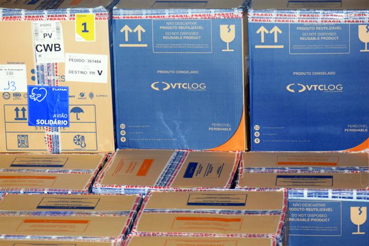 Paraná recebe 79,5 mil vacinas contra a Covid-19 nesta quarta-feira; mais 87 mil chegam na quinta