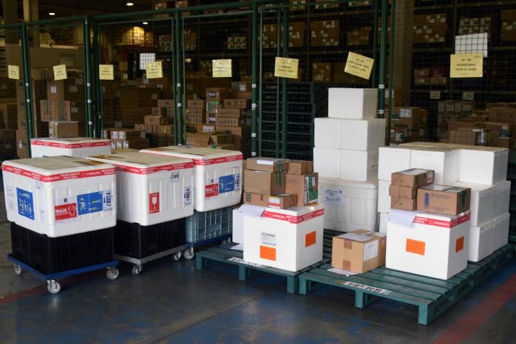 Saúde distribui nesta quarta-feira mais 201 mil vacinas contra a Covid-19