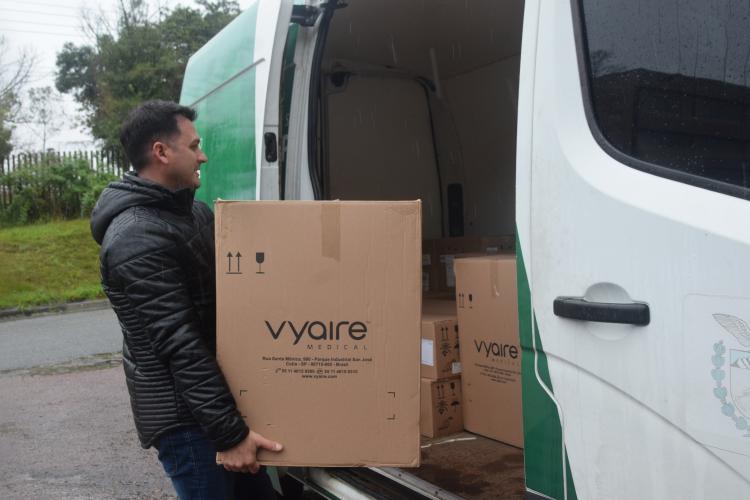 Sesa envia equipamentos à Santa Casa de Prudentópolis para reforçar estrutura de leitos