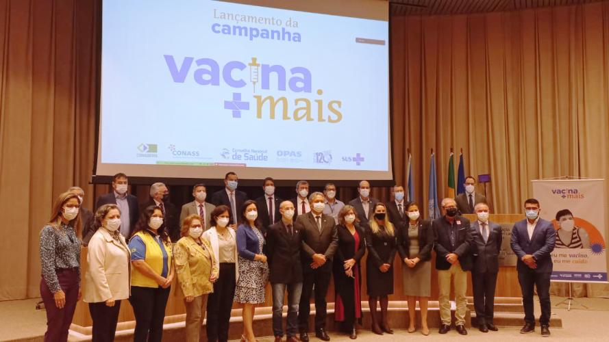Vacina Mais é lançado em Brasília e campanha será reforçada no Paraná